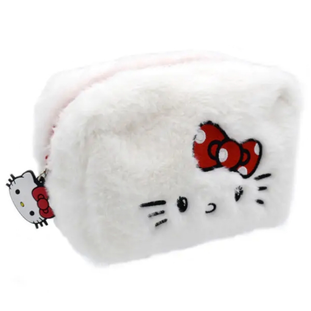 Hello Kitty Fluffy White and Red Bag